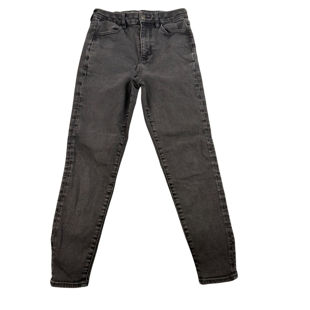 American Eagle Ne(x)t Level Stretch Skinny Jeans Women 6 Short Black HighRise